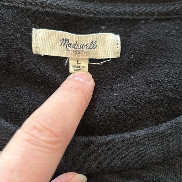 Madewell BIEN FAIT Sweatshirt, Large - Picture 3 of 3
